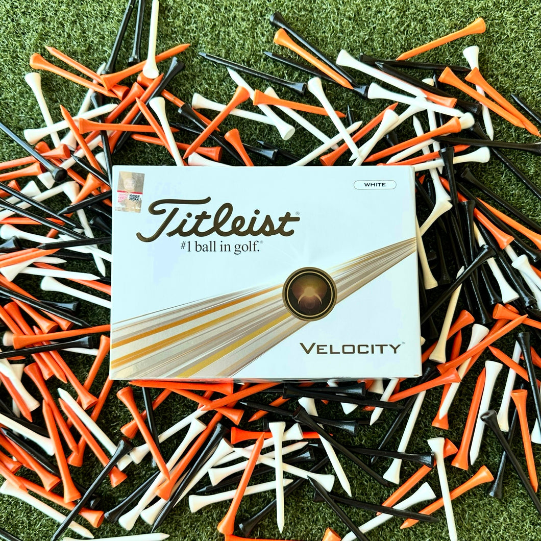 2025 Titleist Velocity Golf Balls w/Swinging Pete Logo