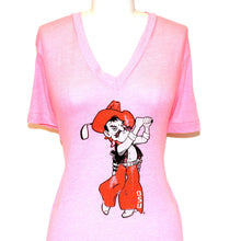 Load image into Gallery viewer, V-Neck Swinging Pete T-Shirt

