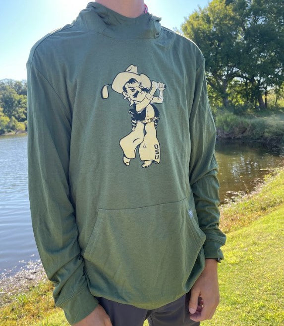 Levelwear Thrive T-Shirt Hoodie Green